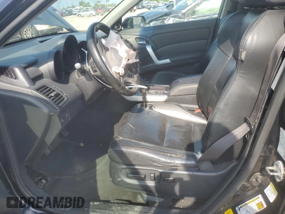 2008 Acura RDX Technology with VIN 5J8TB18508A014789, listed as a Copart auction lot 57587685 with 215,807 mi miles and Salvage title. Bid and sale history available at DreamBid. Image 7.