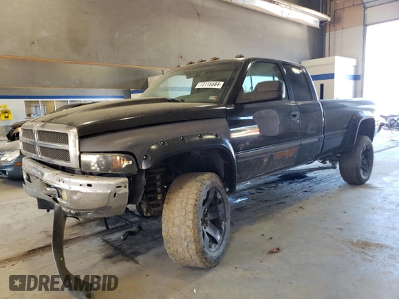 2002 Dodge Ram 2500 with VIN 3B7KF23C82M255391, listed as a Copart auction lot 73115584 with 216,242 mi miles and Salvage Title. Bid and sale history available at carsss.com. Image 1.