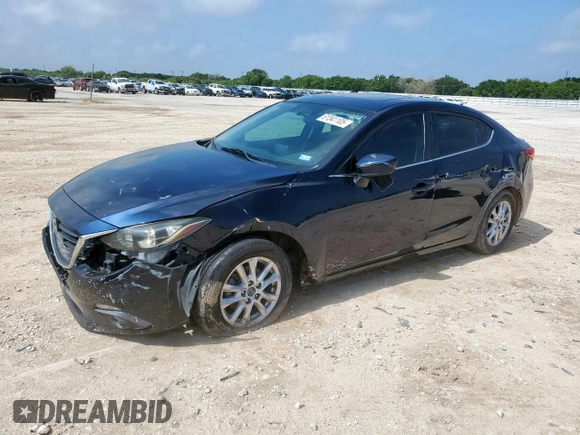 2015 Mazda 3 i Grand Touring with VIN 3MZBM1W77FM219595, listed as a Copart auction lot 61041105 with 140,846 mi miles and Salvage title. Bid and sale history available at DreamBid. Image 1.