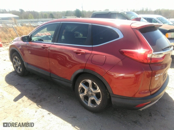 2018 Honda CR-V EX-L with VIN 5J6RW1H85JL009177, listed as a IAAI auction lot 41844475 with 105,347 mi miles. Bid and sale history available at carsss.com. Image 3.