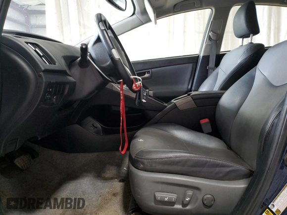 2013 Toyota Prius One with VIN JTDKN3DUXD1732791, listed as a Copart auction lot 51129815 with 150,105 mi miles and Salvage Title. Bid and sale history available at carsss.com. Image 7.