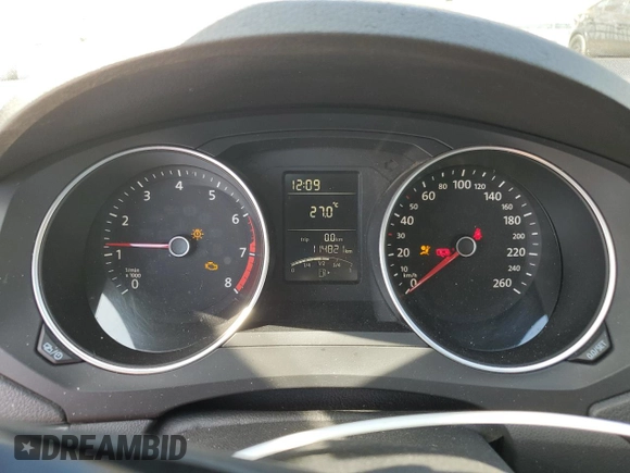 2015 Volkswagen Jetta S с VIN 3VW1K7AJ6FM410593, выставлен на аукционе Copart как лот 54494785 с пробегом 114 821 миль миль и Списание • Salvage title. История ставок и продаж доступна на DreamBid. Изображение 9.