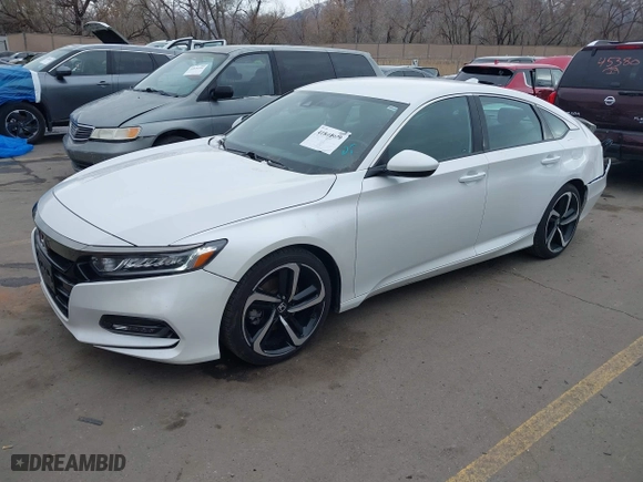 2020 Honda Accord Sedan Sport with VIN 1HGCV1F31LA117401, listed as a IAAI auction lot 41840979 with 60,266 mi miles. Bid and sale history available at carsss.com. Image 17.