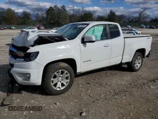 2020 Chevrolet Colorado 4WD LT with VIN 1GCHTCEA9L1150412, listed as a Copart auction lot 81751034 with 96,104 mi miles and Salvage title. Bid and sale history available at DreamBid. Image 1.