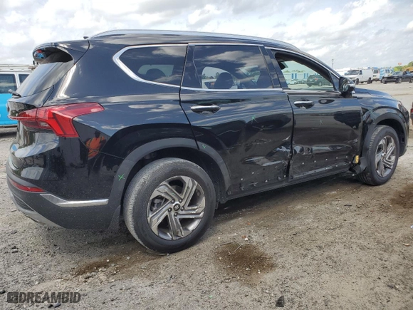 2022 Hyundai Santa Fe SEL with VIN 5NMS34AJ2NH462873, listed as a Copart auction lot 52067725 with 39,110 mi miles and Salvage Title. Bid and sale history available at carsss.com. Image 3.