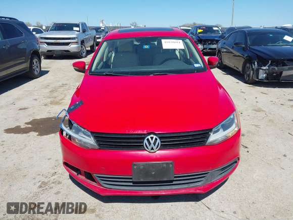 2012 Volkswagen Jetta Sedan SE w/Convenience PZEV with VIN 3VWDP7AJ8CM414073, listed as a IAAI auction lot 41838694 with 172,644 mi miles. Bid and sale history available at carsss.com. Image 12.