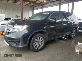 2019 Honda Pilot EX-L z VIN 5FNYF5H51KB043085, wystawiony jako Copart lot #46711855 z przebiegiem 95 200 mil mil oraz Szkoda całkowita • Salvage title. Historia ofert i sprzedaży dostępna na DreamBid. Obrazek 1.