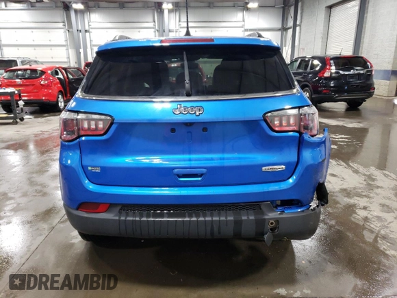 2021 Jeep Compass Altitude with VIN 3C4NJCBB3MT580971, listed as a Copart auction lot 73720904 with 77,316 mi miles and Salvage Title. Bid and sale history available at carsss.com. Image 6.