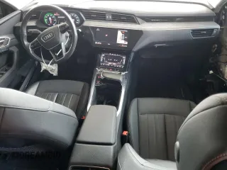 2022 Audi e-tron Sportback Premium Plus with VIN WA12AAGE0NB037794, listed as a Copart auction lot 58194185 with 17,615 mi miles and Non repairable. Bid and sale history available at DreamBid. Image 8.