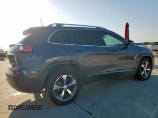 2019 Jeep Cherokee Limited z VIN 1C4PJLDB3KD275284, wystawiony jako Copart lot #51653855 z przebiegiem 124 079 mil mil oraz Czysty tytuł • Clean title. Historia ofert i sprzedaży dostępna na DreamBid. Obrazek 3.