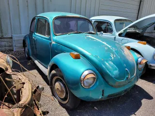 1973 Volkswagen Beetle with VIN 1332747151, listed as a Copart auction lot 45432915 with 77,647 mi miles and Clean Title. Bid and sale history available at DreamBid. Image 1.
