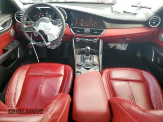 2018 Alfa Romeo Giulia Ti Sport with VIN ZARFAECN8J7577871, listed as a Copart auction lot 88101745 with 88,929 mi miles and Salvage Title. Bid and sale history available at carsss.com. Image 8.