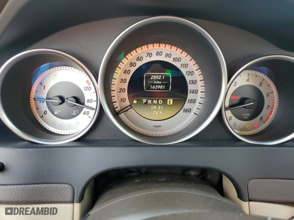 2012 Mercedes-Benz C-Class C 250 Sport with VIN WDDGF4HB7CR200292, listed as a Copart auction lot 53317285 with 163,981 mi miles and Clean Title. Bid and sale history available at carsss.com. Image 9.
