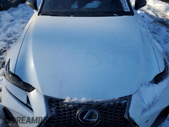 2020 Lexus IS 350 F Sport with VIN JTHGZ1E26L5017623, listed as a Copart auction lot 87470354 with Not provided miles and Salvage title. Bid and sale history available at DreamBid. Image 11.