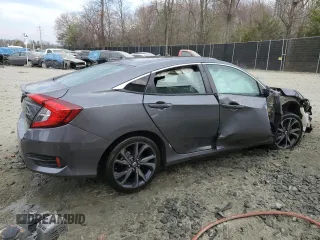 2021 Honda Civic Sport with VIN 2HGFC2F87MH544279, listed as a Copart auction lot 49745115 with 73,822 mi miles and Clean Title. Bid and sale history available at DreamBid. Image 3.