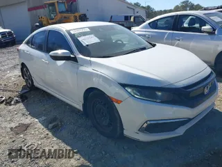 2019 Honda Civic Sedan LX with VIN 19XFC2F62KE035433, listed as a IAAI auction lot 41632289 with 116,076 mi miles. Bid and sale history available at carsss.com. Image 1.