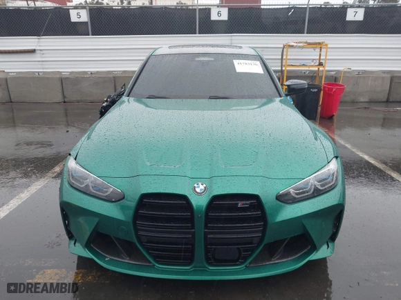 2021 BMW M3 Competition with VIN WBS33AY07MFL02329, listed as a IAAI auction lot 41783136 with 38,133 mi miles. Bid and sale history available at carsss.com. Image 12.