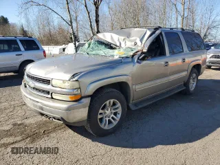 2002 Chevrolet Suburban LT with VIN 3GNFK16T02G332635, listed as a Copart auction lot 47309245 with 0 mi miles and Salvage Title. Bid and sale history available at carsss.com. Image 1.