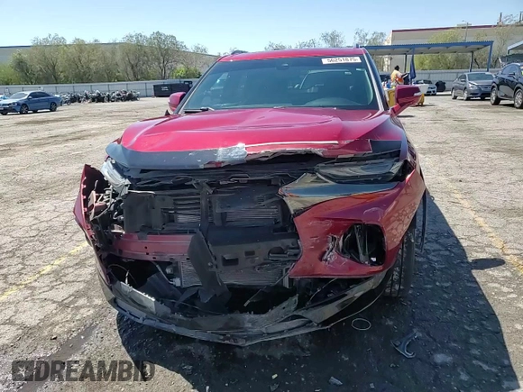 2019 Chevrolet Blazer RS z VIN 3GNKBERS1KS684676, wystawiony jako Copart lot #56251875 z przebiegiem 59 503 mil mil oraz Szkoda całkowita • Salvage title. Historia ofert i sprzedaży dostępna na DreamBid. Obrazek 15.