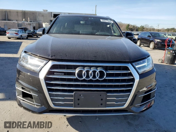2019 Audi Q7 Premium with VIN WA1AAAF75KD011495, listed as a Copart auction lot 49677355 with 46,460 mi miles and Salvage title. Bid and sale history available at DreamBid. Image 5.