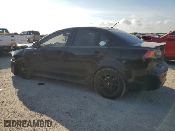 2017 Mitsubishi Lancer ES with VIN JA32U2FU6HU010960, listed as a Copart auction lot 72648074 with 107,524 mi miles and Salvage Title. Bid and sale history available at carsss.com. Image 2.