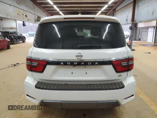 2022 Nissan Armada SL with VIN JN8AY2BB3N9812360, listed as a Copart auction lot 43376315 with Not Provided miles and Salvage Title. Bid and sale history available at carsss.com. Image 6.