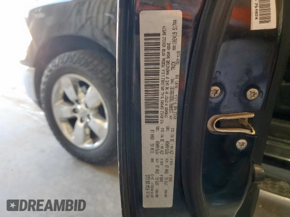 2016 Ram 1500 Lone Star with VIN 1C6RR6LT9GS159191, listed as a Copart auction lot 62209625 with 202,696 mi miles and Salvage title. Bid and sale history available at DreamBid. Image 12.