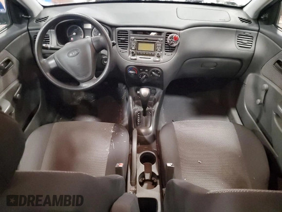 2009 Kia Rio LX with VIN KNADE243196505992, listed as a Copart auction lot 46054315 with 118,647 mi miles and Clean Title. Bid and sale history available at carsss.com. Image 8.