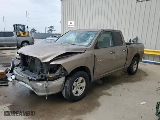 2009 Dodge Ram 1500 SLT with VIN 1D3HB18P59S796449, listed as a Copart auction lot 45138825 with 0 mi miles and Salvage Title. Bid and sale history available at carsss.com. Image 1.