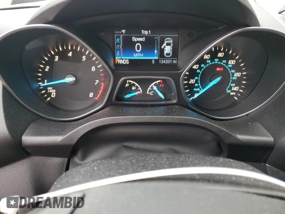 2015 Ford Escape Titanium with VIN 1FMCU9J93FUA67563, listed as a Copart auction lot 61770085 with 134,201 mi miles and Salvage title. Bid and sale history available at DreamBid. Image 9.