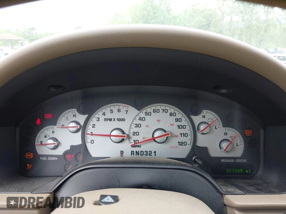 2004 Mercury Mountaineer с VIN 4M2DU86W44UJ15211, выставлен на аукционе IAAI как лот 42227023 с пробегом 221 249 миль миль и . История ставок и продаж доступна на DreamBid. Изображение 7.