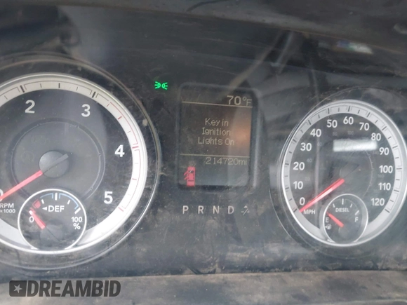 2014 Ram 2500 Tradesman z VIN 3C6UR5CL9EG187100, wystawiony jako IAAI lot #42373397 z przebiegiem 214 720 mil mil oraz . Historia ofert i sprzedaży dostępna na DreamBid. Obrazek 7.
