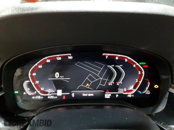 2020 BMW 5 Series 540i xDrive with VIN WBAJS3C07LCE60173, listed as a Copart auction lot 82776954 with Not provided miles and Salvage title. Bid and sale history available at DreamBid. Image 9.