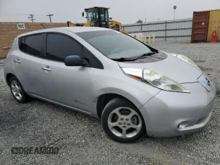 2012 Nissan LEAF SL with VIN JN1AZ0CP8CT016245, listed as a Copart auction lot 53084645 with 67,310 mi miles and Clean Title. Bid and sale history available at DreamBid. Image 4.