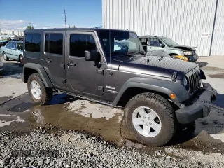 2018 Jeep Wrangler JK Unlimited Sport S with VIN 1C4HJWDG6JL931130, listed as a Copart auction lot 71254354 with 104,230 mi miles and Salvage Title. Bid and sale history available at carsss.com. Image 4.
