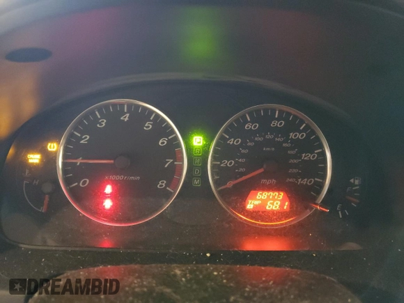 2008 Mazda 6 i Sport VE with VIN 1YVHP80C885M47093, listed as a Copart auction lot 46469675 with 68,773 mi miles and Salvage Title. Bid and sale history available at carsss.com. Image 9.