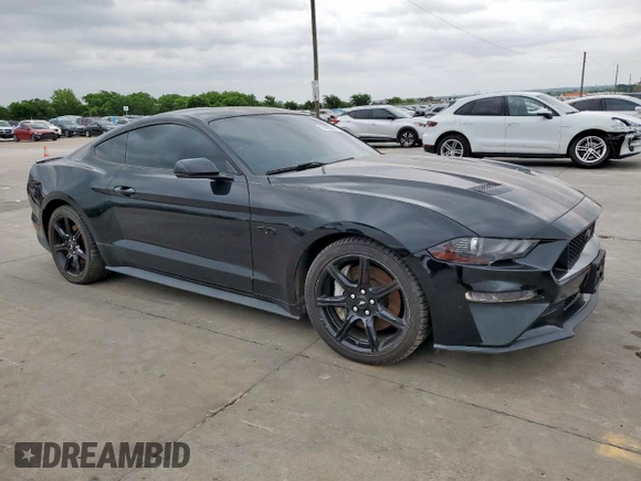 2018 Ford Mustang GT with VIN 1FA6P8CF0J5104163, listed as a Copart auction lot 54922815 with 182,483 mi miles and Clean Title. Bid and sale history available at DreamBid. Image 4.