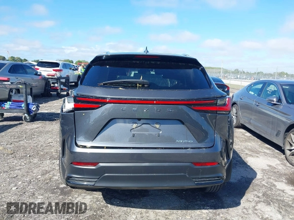 2025 Lexus NX with VIN 2T2ADCAZ7SC018667, listed as a IAAI auction lot 41632712 with 8,268 mi miles. Bid and sale history available at carsss.com. Image 16.