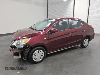 2024 Mitsubishi Mirage ES with VIN ML32FUFJ0RHF19231, listed as a Copart auction lot 66660925 with 4,030 mi miles and Salvage title. Bid and sale history available at DreamBid. Image 1.