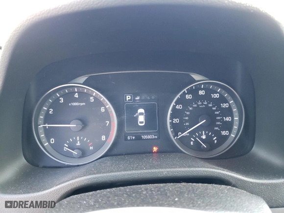 2018 Hyundai Elantra SEL with VIN 5NPD84LF7JH217843, listed as a Copart auction lot 53199835 with 105,903 mi miles and Salvage Title. Bid and sale history available at carsss.com. Image 9.
