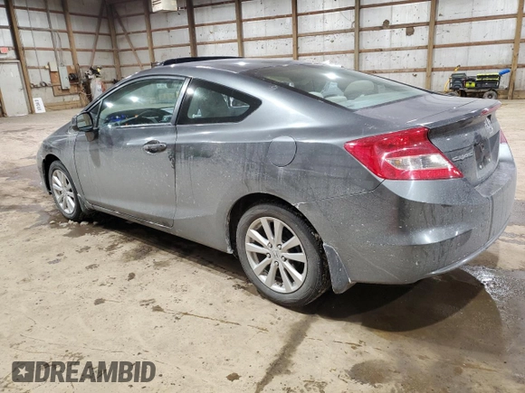 2012 Honda Civic Cpe EX with VIN 2HGFG3B89CH537025, listed as a Copart auction lot 42178925 with 126,488 mi miles and Salvage Title. Bid and sale history available at carsss.com. Image 2.