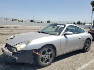 2003 Porsche 911 with VIN WP0BA29923S635457, listed as a Copart auction lot 61446545 with 85,602 mi miles and Salvage title. Bid and sale history available at DreamBid. Image 1.