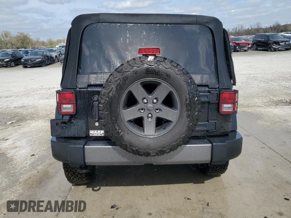 2016 Jeep Wrangler Sport with VIN 1C4AJWAG6GL196891, listed as a Copart auction lot 51148825 with 128,245 mi miles and Salvage Title. Bid and sale history available at carsss.com. Image 6.