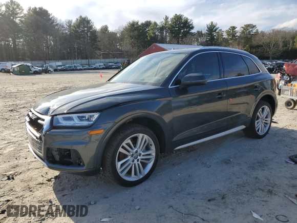 2018 Audi Q5 Premium Plus with VIN WA1BNAFY0J2110561, listed as a Copart auction lot 49901515 with 68,300 mi miles and Salvage Title. Bid and sale history available at carsss.com. Image 1.