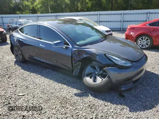 2020 Tesla Model 3 Standard Range Plus with VIN 5YJ3E1EA0LF784854, listed as a Copart auction lot 54994055 with 43,055 mi miles and Non Repairable. Bid and sale history available at DreamBid. Image 4.