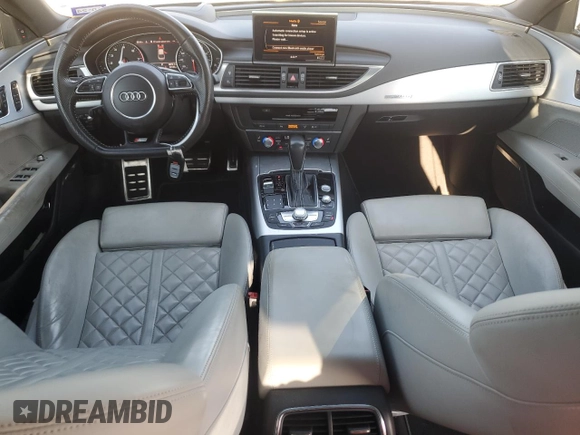 2017 Audi A7 Premium Plus with VIN WAUW3AFC9HN063540, listed as a Copart auction lot 65662994 with 53,132 mi miles and Salvage Title. Bid and sale history available at carsss.com. Image 8.