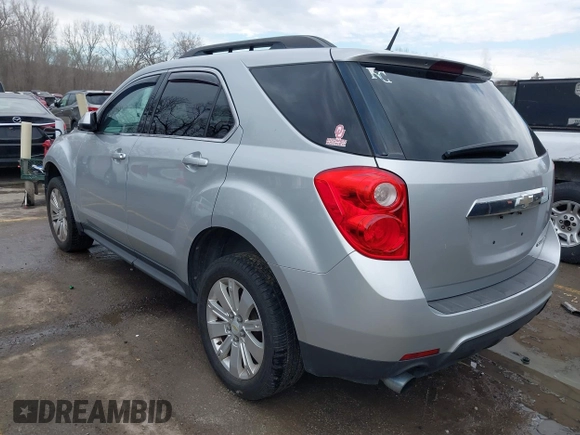 2010 Chevrolet Equinox LT w/2LT with VIN 2CNFLPEY6A6245981, listed as a IAAI auction lot 41878343 with 206,832 mi miles. Bid and sale history available at carsss.com. Image 3.