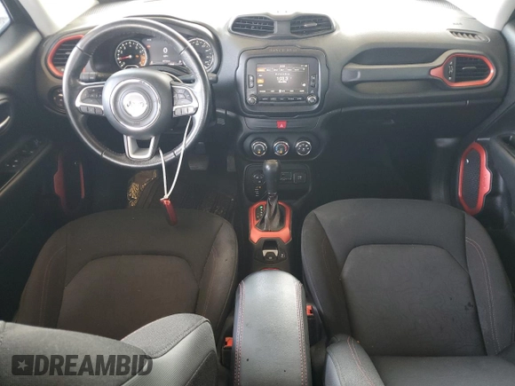 2017 Jeep Renegade Trailhawk z VIN ZACCJBCB6HPE38630, wystawiony jako Copart lot #54205235 z przebiegiem 84 745 mil mil oraz Szkoda całkowita • Salvage title. Historia ofert i sprzedaży dostępna na DreamBid. Obrazek 8.