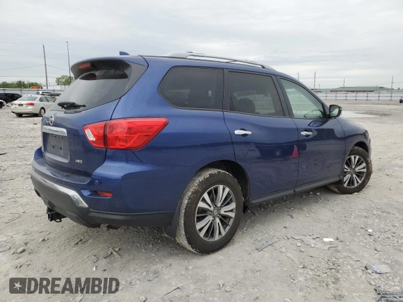 2019 Nissan Pathfinder S z VIN 5N1DR2MM8KC652376, wystawiony jako Copart lot #51892774 z przebiegiem 75 359 mil mil oraz Szkoda całkowita • Salvage title. Historia ofert i sprzedaży dostępna na DreamBid. Obrazek 3.