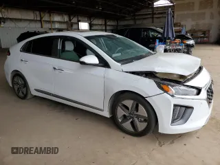 2021 Hyundai Ioniq Limited z VIN KMHC05LC2MU255940, wystawiony jako Copart lot #60332364 z przebiegiem Nie podano mil oraz Szkoda całkowita • Salvage title. Historia ofert i sprzedaży dostępna na DreamBid. Obrazek 4.